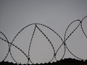 prison fence barbed wire